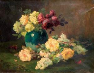 CAUCHOIS Eugene Henri 1850-1911,"La jetée de fleurs".,Kahn & Associes FR 2007-03-13