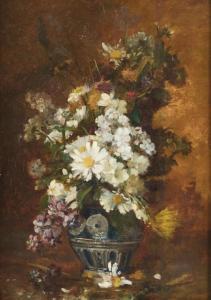 CAUCHOIS Eugene Henri 1850-1911,Vase de fleurs,Mercier & Cie FR 2024-04-07