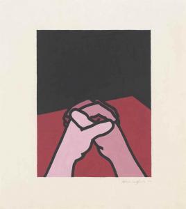 CAULFIELD Patrick 1936-2005,Clasped hands,1973,Christie's GB 2016-11-22