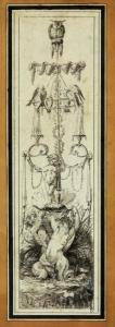 CAUVET Gilles Paul 1731-1788,Etude pour un panneau décoratif à ,AuctionArt - Rémy Le Fur & Associés 2018-11-21