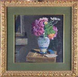 CAVAGNINO Carlo 1904-1982,Composizione con vaso di fiori,Il Ponte Casa D'aste Srl IT 2024-02-20