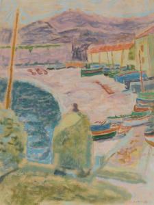 CAVAILLES Jules 1901-1977,Le port de Collioure,1967,Neret-Minet FR 2024-03-29
