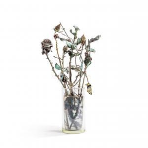 CAVALIERE Alik ALDO 1926-1998,Vase avec roses et chardons,1979,Sotheby's GB 2024-02-20