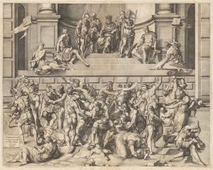 CAVALIERI giovanni battista 1525-1601,The Massacre of the Innocents,1561,Christie's GB 2015-03-18