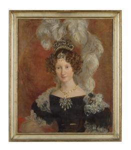 CAVALLERI Ferdinando 1794-1865,Portrait of Maria Theresa of Savoy,Christie's GB 2019-10-15