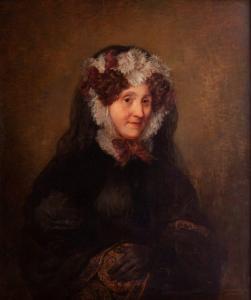 CAVALLERI Ferdinando 1794-1865,Retrato de dama con tocado,1828,Alcala ES 2020-12-22