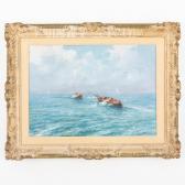 CAVALLERI Giovanni 1858-1934,Marina con barche,Wannenes Art Auctions IT 2022-10-04