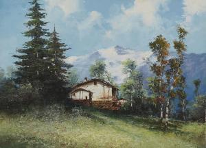 CAVALLERI Giuseppe 1893-1951,Paesaggio montano,Meeting Art IT 2023-01-10