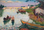 CAVALLO PEDUZZI Emile Gustave,Bord de rivière à Lagny-sur-Marne,1892,Damien Leclere 2017-06-12