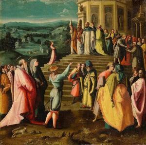 CAVALORI Mirabello 1535-1572,La presentazione di Maria al tempio,Villa Grisebach DE 2015-07-03