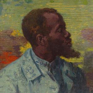 CAVAROC Honoré, Henri 1846-1930,portrait of a soldier,1920,Burstow and Hewett GB 2020-02-19