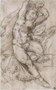 CAVAZZA Giovanni Battista 1620,Der an den Fels gekettete Prometheus,Galerie Bassenge DE 2023-06-09