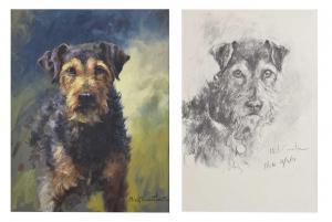 CAWSTON Mick 1959-2006,‘Ben\’, a terrier,2001,Clevedon Salerooms GB 2024-04-11