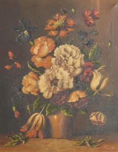 CAWTHORNE Christopher,A Pair of Still Life Paintings of Mixed Flowers,John Nicholson 2020-09-25