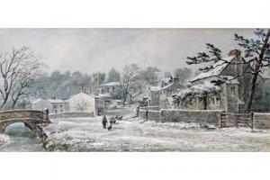 CAWTHORNE E,Downham Village in Winter,1885,Silverwoods GB 2015-06-25