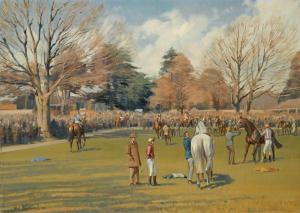 CAWTHORNE Neil 1936-2022,THE PADDOCK, FONTWELL PARK,1986,Sotheby's GB 2006-06-07