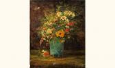 CAYLA Jules Joseph 1800-1900,Bouquet de fleurs des champs,1883,Aguttes FR 2005-10-21
