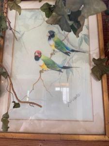 CAYLEY Jnr. Neville William 1886-1950,Deux oiseaux sur une branche,Binoche et Giquello FR 2022-01-28