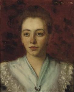 cayron vasselon marie rose marguerite,Portrait d'une jeune femme,1893,Christie's 2006-10-17