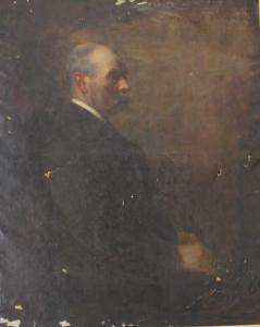 CAZABAN Louis Joseph 1878-1920,Portrait d'homme vu de profil,1906,Ruellan FR 2016-10-22