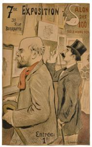 CAZALS Frederic Auguste 1865-1941,7éme. Exposition du Salon des Cent,1894,Christie's GB 2024-04-12