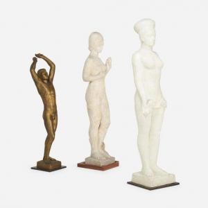 CAZAUBON Pierre Alfred Noël,figural sculptures,c.1931,Rago Arts and Auction Center 2020-08-20