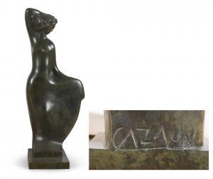 CAZAUX Édouard 1889-1974,Femme nue à la draperie,Babuino IT 2019-06-19
