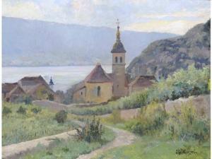 CAZET Louis M. 1880-1942,Talloires et le lac d’’Annecy,Blache FR 2009-06-29