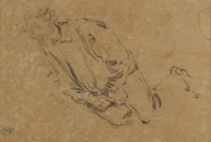 CAZIN Jean Charles 1841-1901,FIGURAL STUDY,Potomack US 2018-09-29