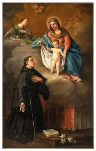 CECCARINI Sebastiano 1702-1783,Madonna con il Bambino, Santa Caterina da Sien,Wannenes Art Auctions 2023-11-29