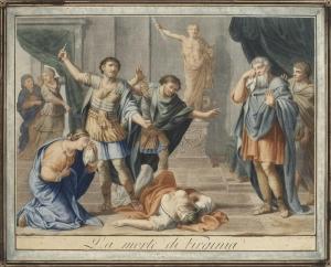 CECCHI Giovanni Battista 1748-1819,LA MORTE DI VIRGINIA,Versailles Enchères FR 2013-04-14