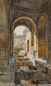 CECCHI Lorenzo 1864-1940,Roman Forum,Walker's CA 2018-09-20