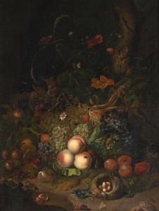 CECCONI Nicoló 1835-1902,Still life with Flowers, Fruit, and Insects,Skinner US 2023-11-02