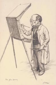 Cecil Low David Alexander 1891-1963,Cartoon of John Lavery,Bonhams GB 2023-11-28