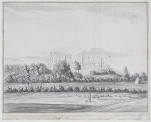 CECIL Margaret,An east prospect of Windsor Castle take from Datch,1739,Woolley & Wallis 2011-03-23