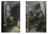 CEDERSTROM Gustaf 1845-1933,Oljeskisser,Uppsala Auction SE 2011-01-31