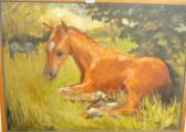 CEDRIC 1900-1900,A resting foal,1967,Bellmans Fine Art Auctioneers GB 2012-06-27
