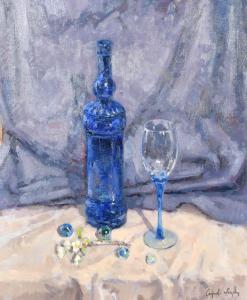 CEJUDO NOGALES RICARDO 1952,a still life composition of glass objects,John Nicholson GB 2022-10-05