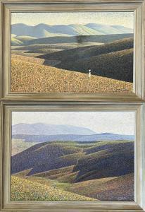CELAYIR Mahmut 1951,Pointillism Landscapes,1988,Lots Road Auctions GB 2023-08-13