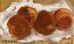 CELNIKIER Isaac 1923-2011,Quatre pommes,Ader FR 2010-11-17