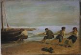 CELOMMI Pasquale 1851-1928,Fishing scene,Slawinski US 2017-01-29