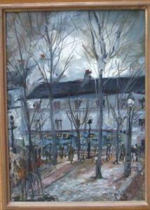 CENAC Marc 1920-2004,« Hiver à Montmartre »,Catherine Charbonneaux FR 2010-10-04