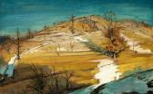 CENEK Kvicala 1890-1956,A Wallachian Landscape,1943,Palais Dorotheum AT 2012-11-24