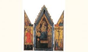 CENNI DI FRANCESCO DI SER CENNI,la vierge a l'enfant en trône entre quatre saints ,Tajan 2003-03-26