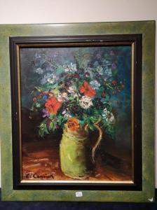 CENSIER Constant 1920-1987,Bouquet aux fleurs,Delorme-Collin-Bocage FR 2020-02-27