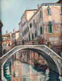 CENTNERSZWEROWA Stanisława 1889-1943,Ponte della Guerra in Venice,1929,Desa Unicum PL 2021-06-10