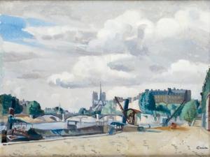 CERIA Edmond 1884-1955,PARIS, LA SEINE ET LA CITÉ,Pillon FR 2011-03-13