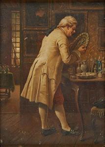 CERIEZ Theodore 1832-1904,L’’amateur de céramiques,Horta BE 2015-04-20