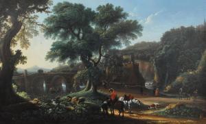 CERQUOZZI Michelangelo 1602-1660,Romantic landscape,1620,Sotheby's GB 2023-12-07