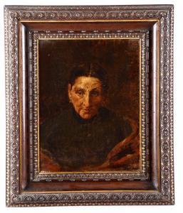 CERVI Giulio 1854-1893,Figura di anziana signora,Cambi IT 2019-10-24